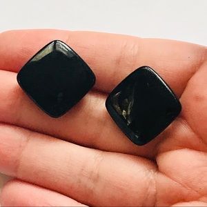 Vintage black earrings